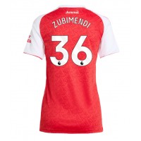 Billiga Arsenal Martin Zubimendi #36 Hemma fotbollskläder Dam 2025-26 Kortärmad